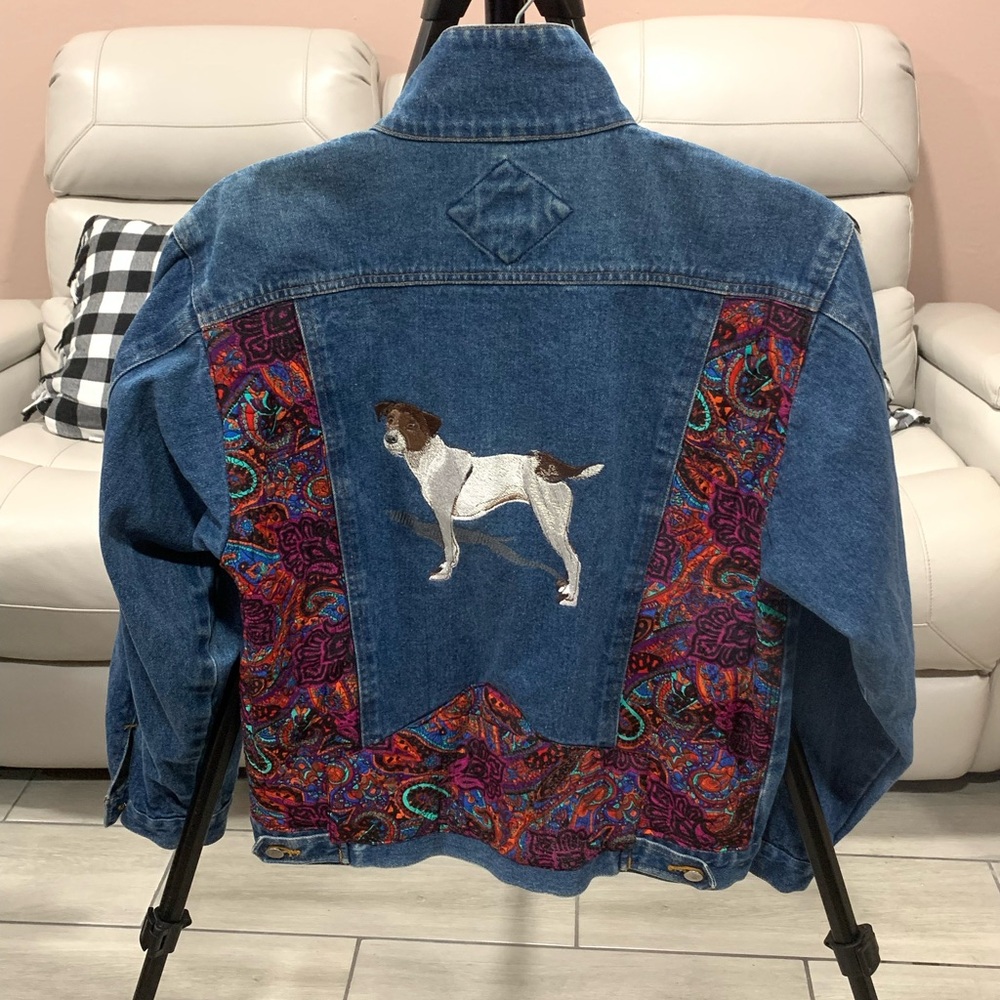 JASON DANIELS denim jacket size Medium